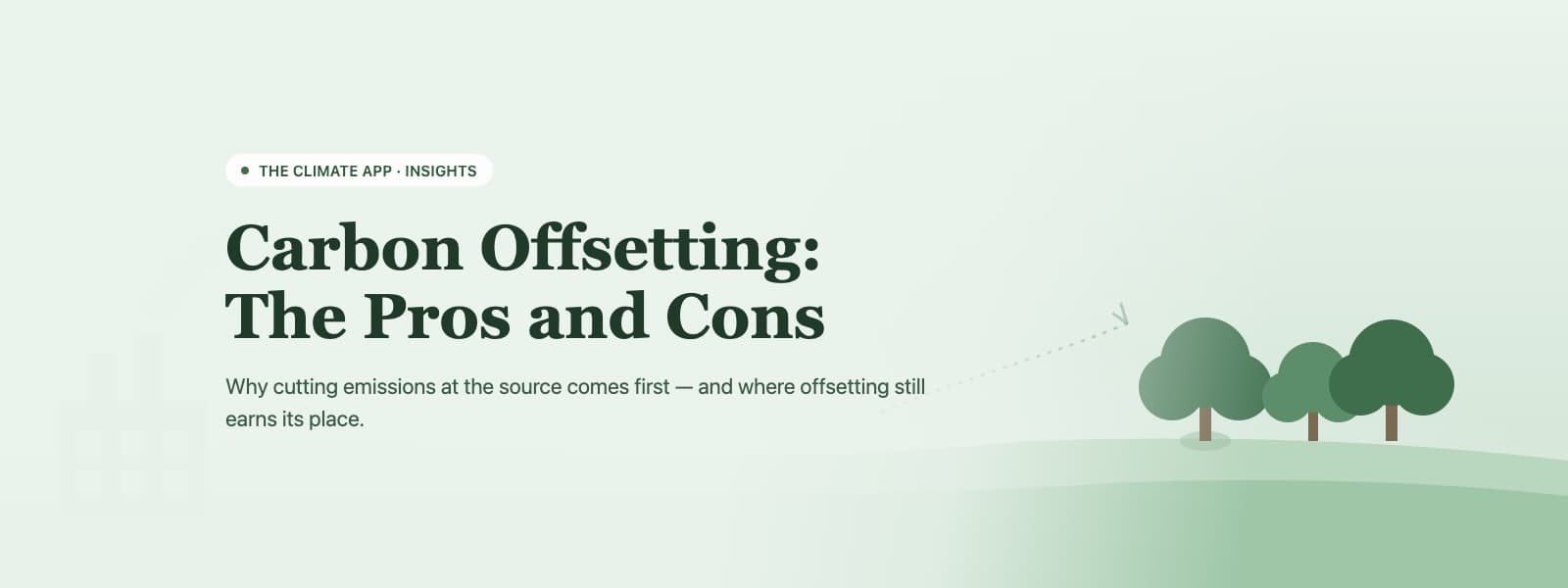 Learn More About Carbon Offsetting: The Pros and Cons